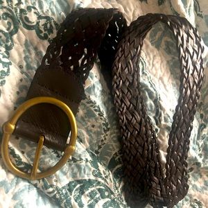 Banana Republic wide genuine leather belt